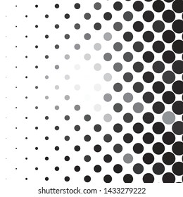 Abstract halftone background pattern. Monochrome geometric vector line illustration