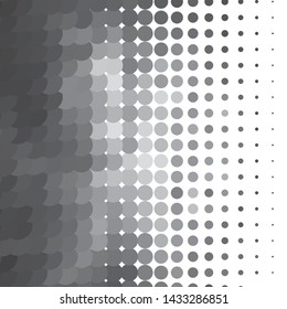 Abstract halftone background pattern. Monochrome geometric vector line illustration