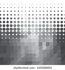 Abstract halftone background pattern. Monochrome geometric vector line illustration
