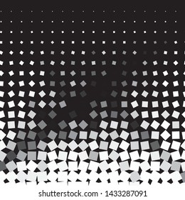 Abstract halftone background pattern. Monochrome geometric vector line illustration