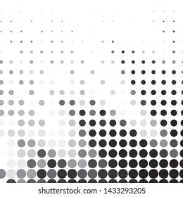 Abstract halftone background pattern. Monochrome geometric vector line illustration