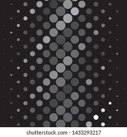 Abstract halftone background pattern. Monochrome geometric vector line illustration