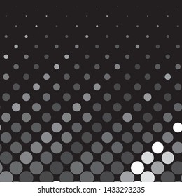 Abstract halftone background pattern. Monochrome geometric vector line illustration