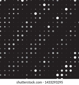 Abstract halftone background pattern. Monochrome geometric vector line illustration