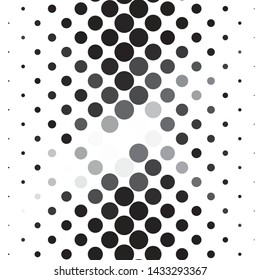 Abstract halftone background pattern. Monochrome geometric vector line illustration