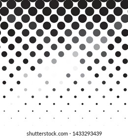 Abstract halftone background pattern. Monochrome geometric vector line illustration