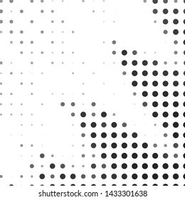 Abstract halftone background pattern. Monochrome geometric vector line illustration