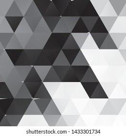 Abstract halftone background pattern. Monochrome geometric vector line illustration