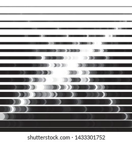 Abstract halftone background pattern. Monochrome geometric vector line illustration