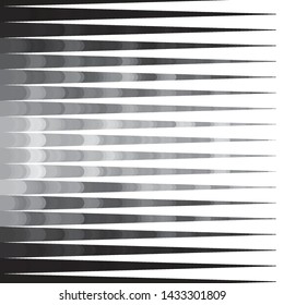 Abstract halftone background pattern. Monochrome geometric vector line illustration