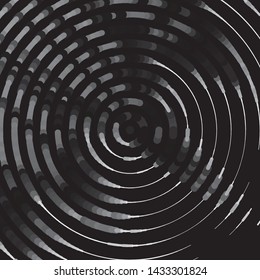 Abstract halftone background pattern. Monochrome geometric vector line illustration