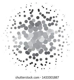 Abstract halftone background pattern. Monochrome geometric vector line illustration