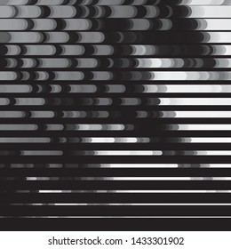 Abstract halftone background pattern. Monochrome geometric vector line illustration