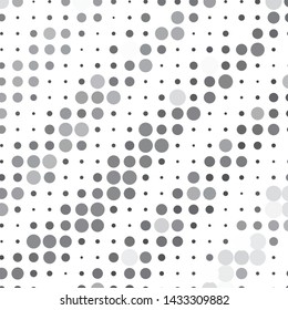 Abstract halftone background pattern. Monochrome geometric vector line illustration