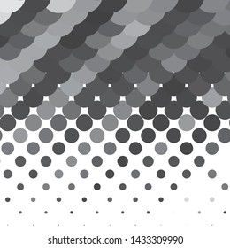 Abstract halftone background pattern. Monochrome geometric vector line illustration