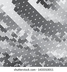 Abstract halftone background pattern. Monochrome geometric vector line illustration