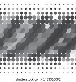 Abstract halftone background pattern. Monochrome geometric vector line illustration