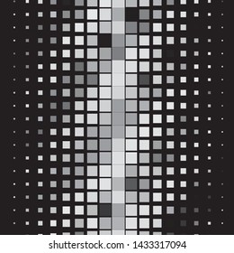 Abstract halftone background pattern. Monochrome geometric vector line illustration