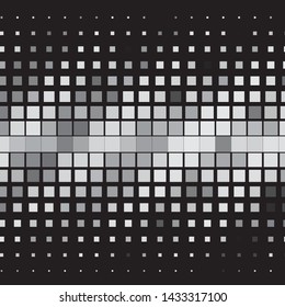 Abstract halftone background pattern. Monochrome geometric vector line illustration