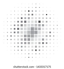 Abstract halftone background pattern. Monochrome geometric vector line illustration