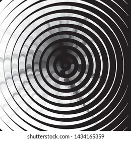 Abstract halftone background pattern. Monochrome geometric vector line illustration