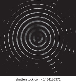 Abstract halftone background pattern. Monochrome geometric vector line illustration