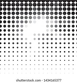 Abstract halftone background pattern. Monochrome geometric vector line illustration