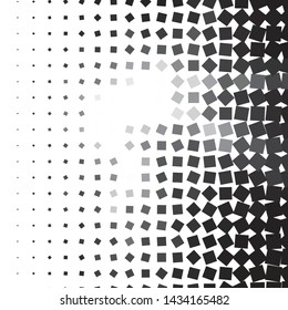 Abstract halftone background pattern. Monochrome geometric vector line illustration