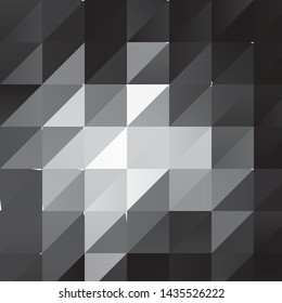 Abstract halftone background pattern. Monochrome geometric vector line illustration
