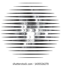 Abstract halftone background pattern. Monochrome geometric vector line illustration