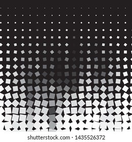 Abstract halftone background pattern. Monochrome geometric vector line illustration