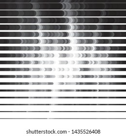 Abstract halftone background pattern. Monochrome geometric vector line illustration