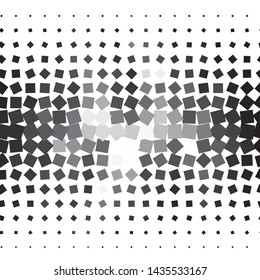 Abstract halftone background pattern. Monochrome geometric vector line illustration