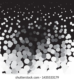 Abstract halftone background pattern. Monochrome geometric vector line illustration