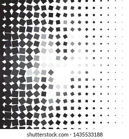 Abstract halftone background pattern. Monochrome geometric vector line illustration