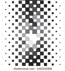 Abstract halftone background pattern. Monochrome geometric vector line illustration