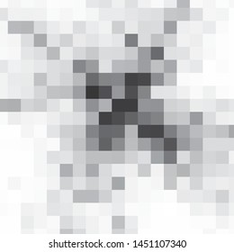 Abstract halftone background pattern. Monochrome geometric vector line illustration