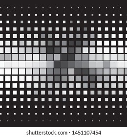 Abstract halftone background pattern. Monochrome geometric vector line illustration