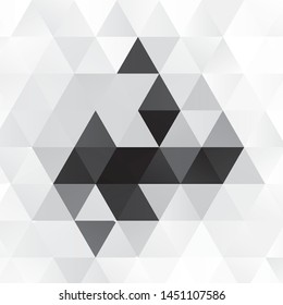 Abstract halftone background pattern. Monochrome geometric vector line illustration