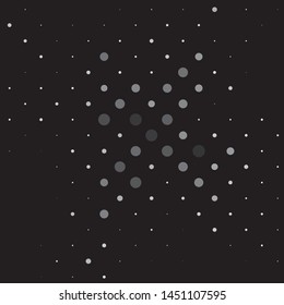 Abstract halftone background pattern. Monochrome geometric vector line illustration
