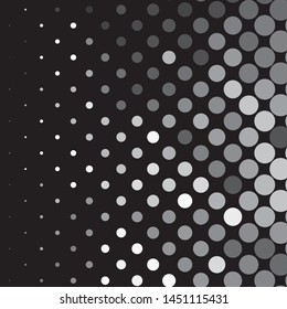 Abstract halftone background pattern. Monochrome geometric vector line illustration