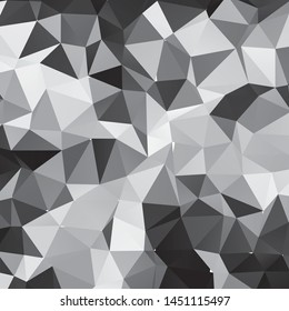 Abstract halftone background pattern. Monochrome geometric vector line illustration