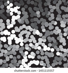 Abstract halftone background pattern. Monochrome geometric vector line illustration