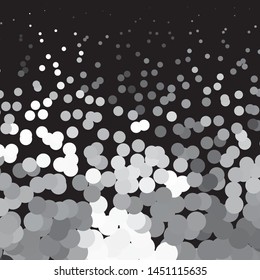 Abstract halftone background pattern. Monochrome geometric vector line illustration