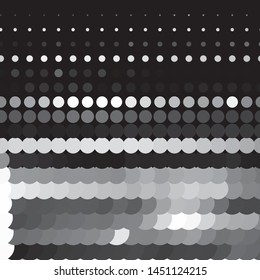 Abstract halftone background pattern. Monochrome geometric vector line illustration