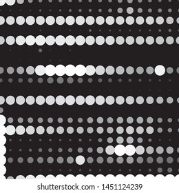 Abstract halftone background pattern. Monochrome geometric vector line illustration