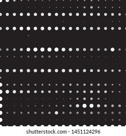 Abstract halftone background pattern. Monochrome geometric vector line illustration