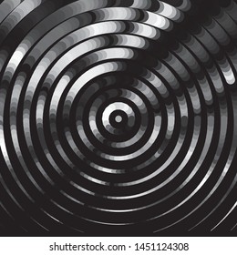 Abstract halftone background pattern. Monochrome geometric vector line illustration