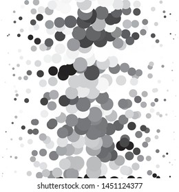 Abstract halftone background pattern. Monochrome geometric vector line illustration