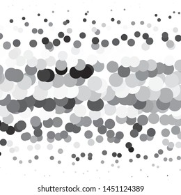 Abstract halftone background pattern. Monochrome geometric vector line illustration